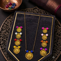 SNERA Beautiful Multi Beaded Mangalsutra For Women