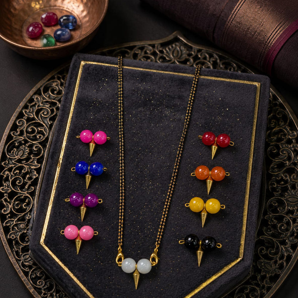 SNERA Beautiful Multi Beaded Mangalsutra For Women