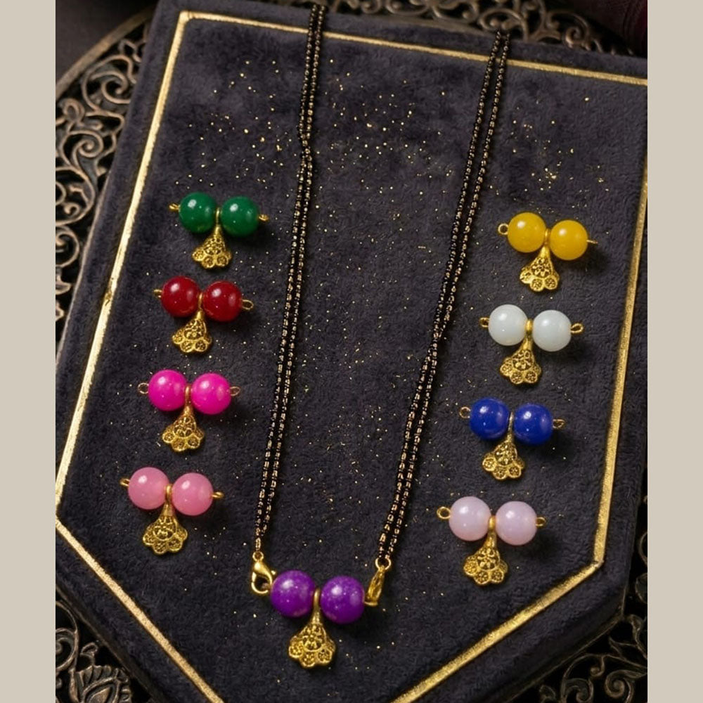 SNERA Beautiful Multi Beaded Mangalsutra For Women