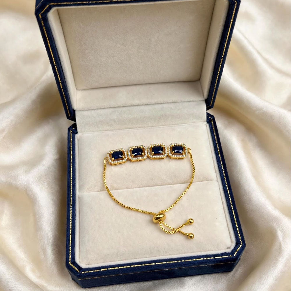 SNERA Glamorous American Diamond Party Wear Bracelet