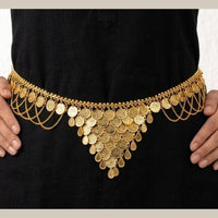 SNERA Designer Gold Plated Waist Belt Kamarband