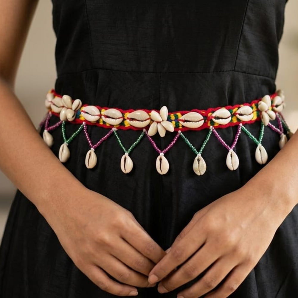SNERA Designer Navratri Special Shell Waist Belt Kamarband