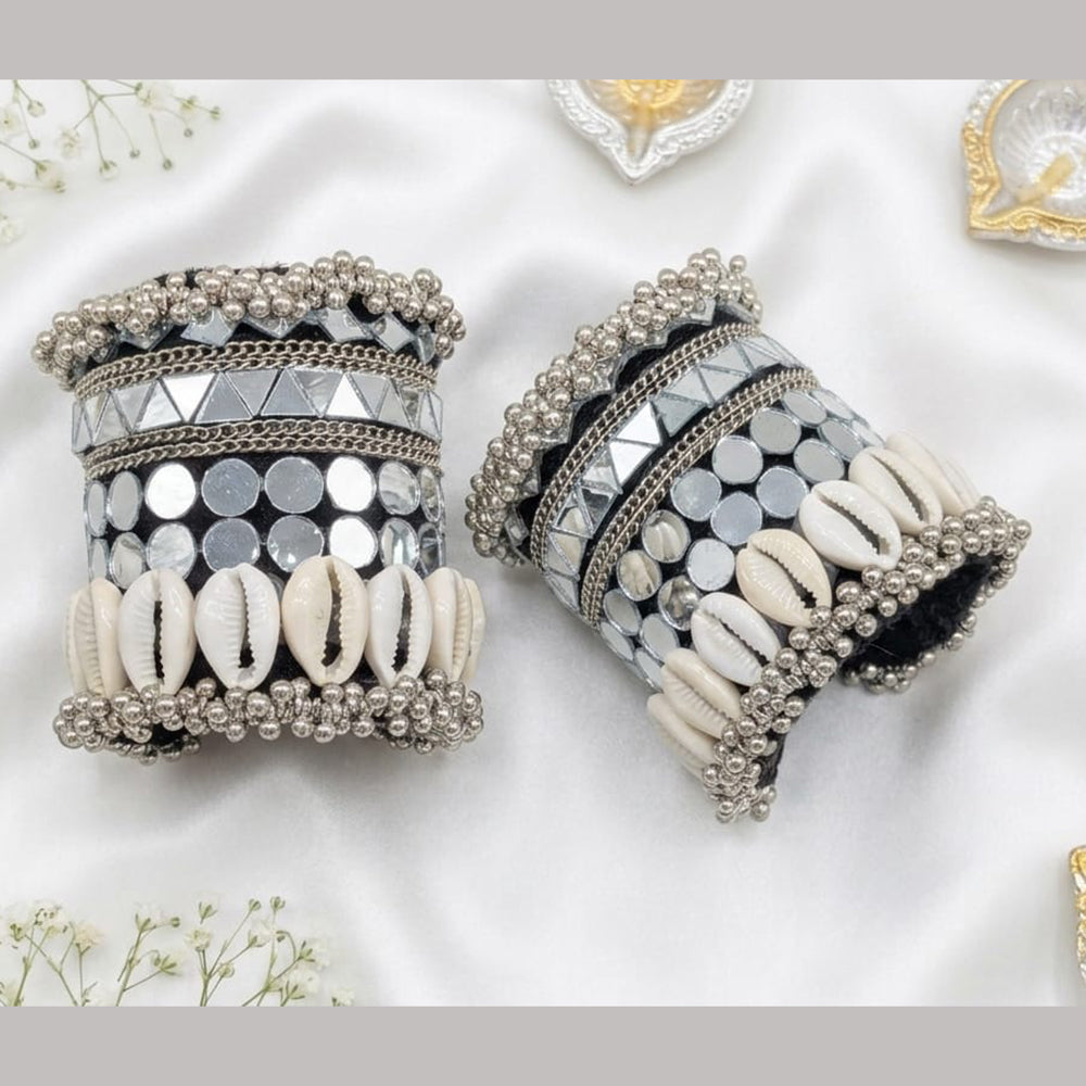 SNERA Glamorous Mirror And Shell Bracelet