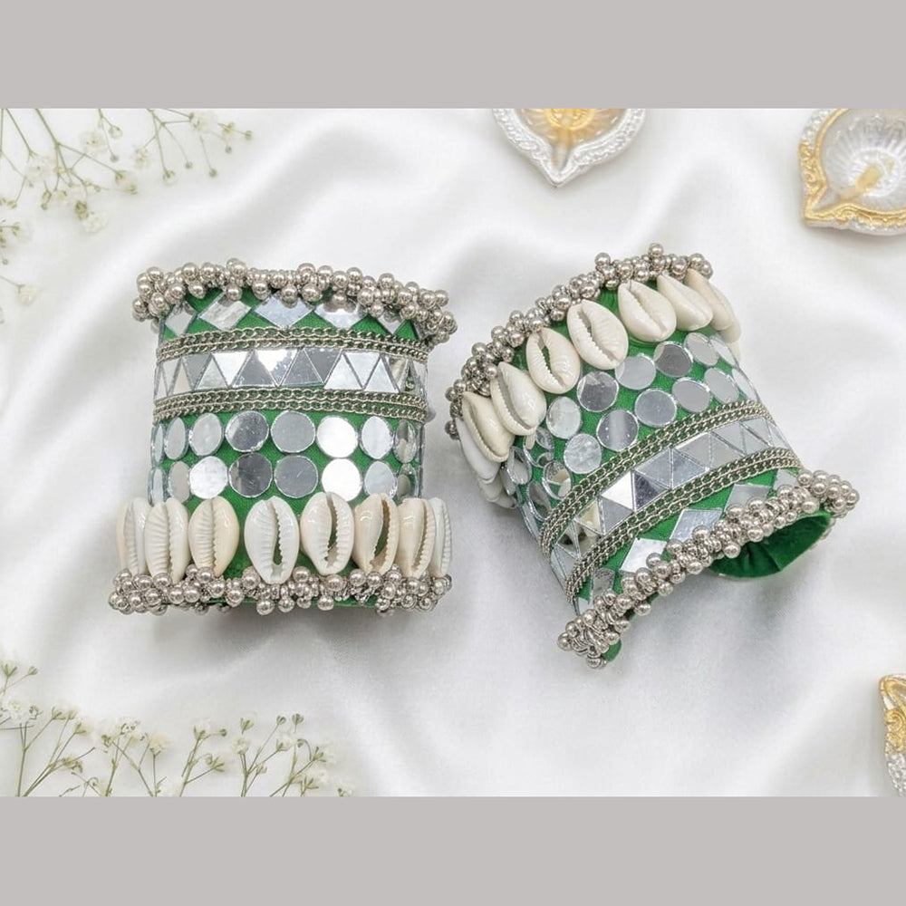 SNERA Glamorous Mirror And Shell Bracelet