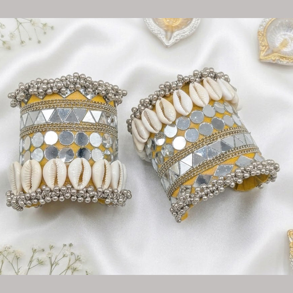 SNERA Glamorous Mirror And Shell Bracelet