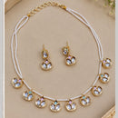 SNERA Luxury Look Polki Kundan Stone And Pearl Necklace Set