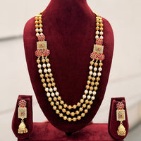 SNERA Timeless Pota Stone And Beads Long Necklace Set
