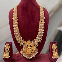 SNERA Timeless Pota Stone And Beads Temple Long Necklace Set