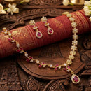 SNERA Elegant Crystal Stone Necklace Set Women