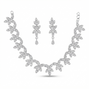 Darshana Jewels Radiant Austrian Stone Fashion Necklace Set (Set of 3)
