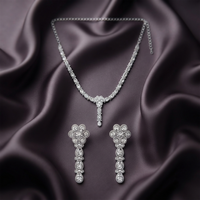 Darshana Jewels Festive Austrian Stone Statement Jewellery Set (Set of 3)
