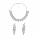 Darshana Jewels Designer Austrian Stone Statement Necklace Set (Set of 3)