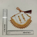 Urthn Gold Plated Pearl & Crystal Necklace Set for Women Traditional Jewellery (pack Of 3)