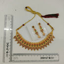 Urthn Gold Plated Pearl & Crystal Necklace Set for Women Traditional Jewellery (pack Of 3)