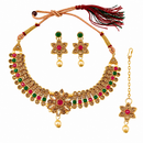 Urthn Beautiful Crystal & Austrian Stone Jewellery Set for Women Festive & Special Occasions(Pack of 3)