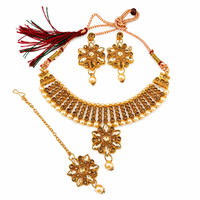 Urthn Beautiful Crystal & Austrian Stone Jewellery Set for Women Festive & Special Occasions(Pack of 3)