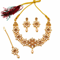 Urthn Beautiful Crystal & Austrian Stone Jewellery Set for Women Festive & Special Occasions(Pack of 3)