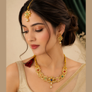Urthn Beautiful Crystal & Austrian Stone Jewellery Set for Women Festive & Special Occasions(Pack of 3)