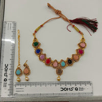 Urthn Beautiful Crystal & Austrian Stone Jewellery Set for Women Festive & Special Occasions(Pack of 3)