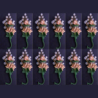 Kavya's Kreation Designer Floral Hair Brooch Combo