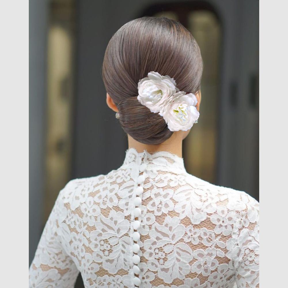 Kavya's Kreation Designer Floral Hair Brooch