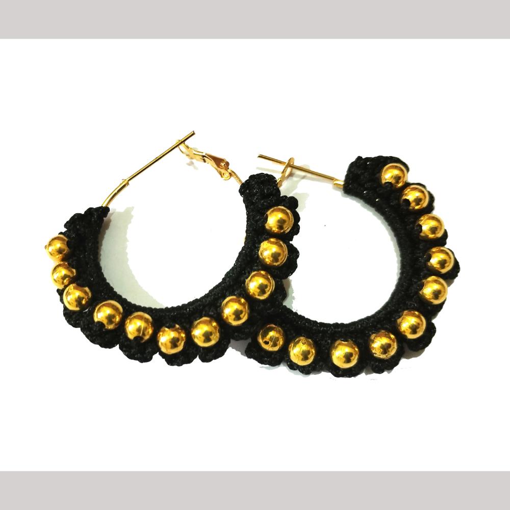 Kavya's Kreation Handmade Thread Dangler Earrings