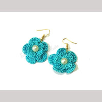 Kavya's Kreation Handmade Thread Dangler Earrings