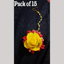 Kavya's Kreation Pearl Floral Mangtikka