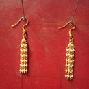 Niyansh Bangles Gold Plated Pearl Dangler Earrings