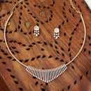 Everlasting Quality Jewels Gold Plated Austrian Stone Necklace Set 