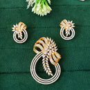 Everlasting Quality Jewels Gold Plated Austrian Stone Pendant Set