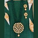Everlasting Quality Jewels Gold Plated Kundan And Pearl Necklace Set 
