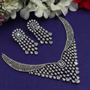 Everlasting Quality Jewels Gold Plated American Diamond Necklace Set