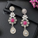 Everlasting Quality Jewels Lightweight Oxidised Pota Stone Dangler Earrings