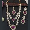 Everlasting Quality Jewels Elegant Gold Plated Austrian And Crystal Stone Necklace Set