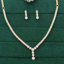 Everlasting Quality Jewels Floral Drop Necklace Set with Matching Earrings