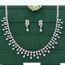 Everlasting Quality Jewels Dazzle in Style with American Diamond Necklace Set