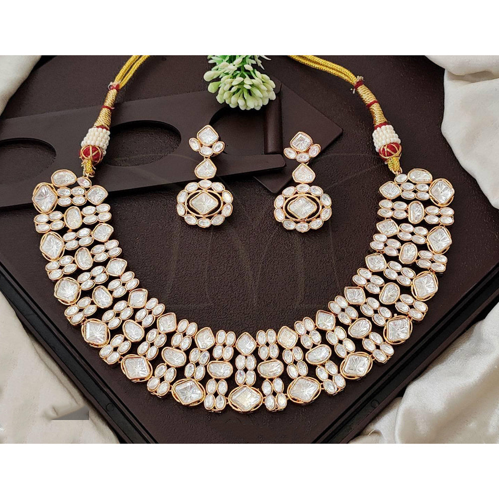 Everlasting Quality Jewels Designer American Diamond Necklace Set