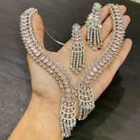 Everlasting Quality Jewels Designer American Diamond Necklace Set