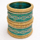 Everlasting Quality Jewels Classic Rajasthani Meenakari Austrian Stone Bangles