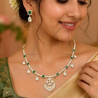 Everlasting Quality Jewels Crystal Stone Choker Necklace Set
