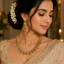 Everlasting Quality Jewels Trendy Pota Stone And Pearl Neckalce Set