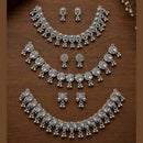 Everlasting Quality Jewels Trendy Pota Stone And Pearl Neckalce Set (Assorted Design) 