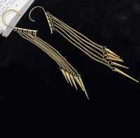 Darshana Jewels Gold Plated Dangler Earrings