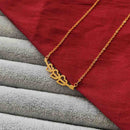 Urthn Heart Shape Chain Pendant - 113114607RG (Pack Of 6)