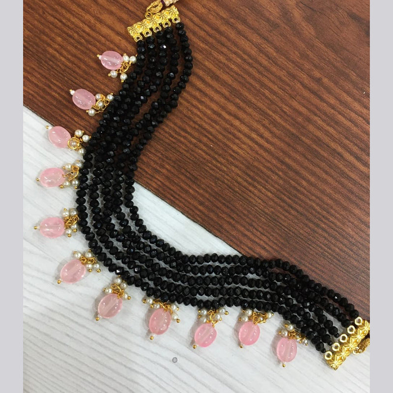Lalita Creation Gold Plated Pearl Choker Necklace