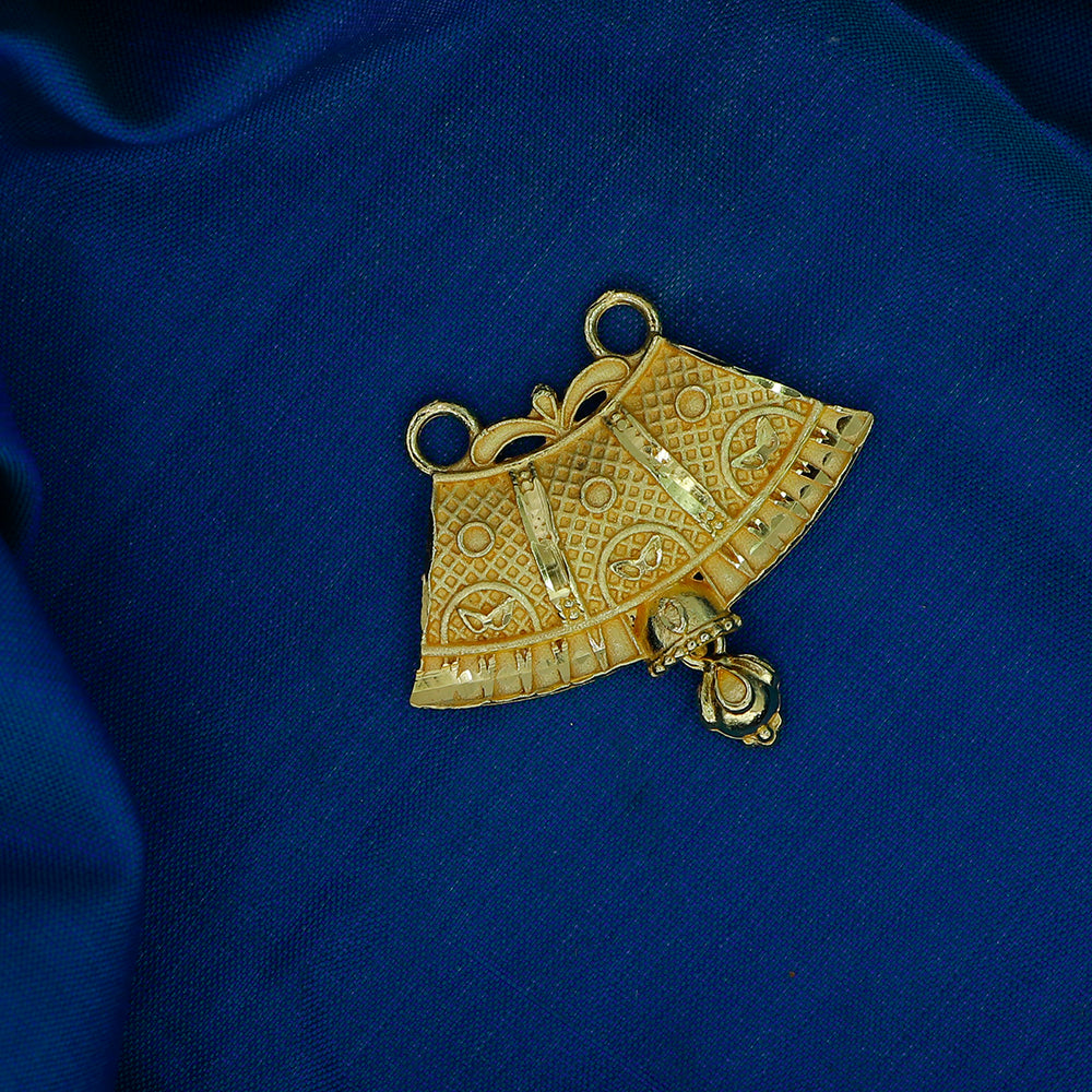 Mahavir Stylish DYE Gold Plated Pendant for Women  (Pack of 12)