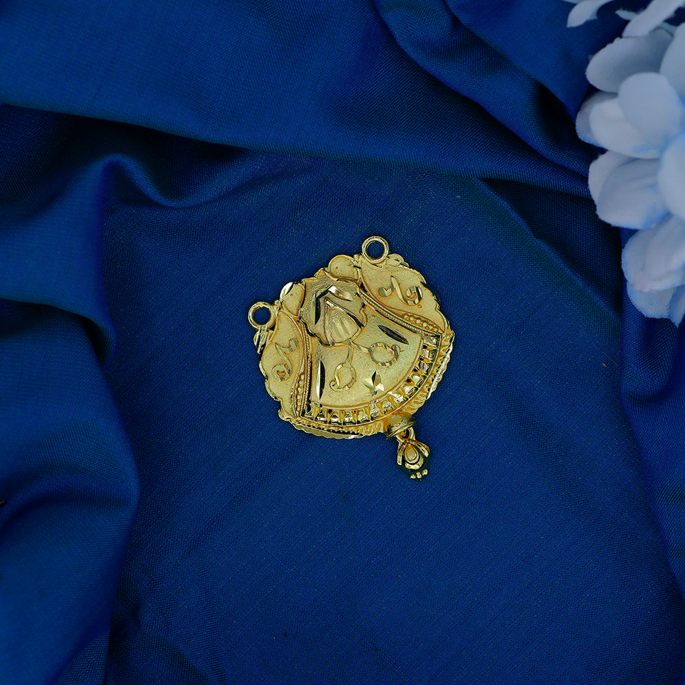 Mahavir Stylish DYE Gold Plated Pendant for Women