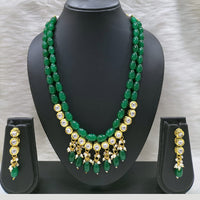 FS Collection Gold Plated Beads Necklace Set