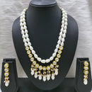 FS Collection Gold Plated Beads Necklace Set